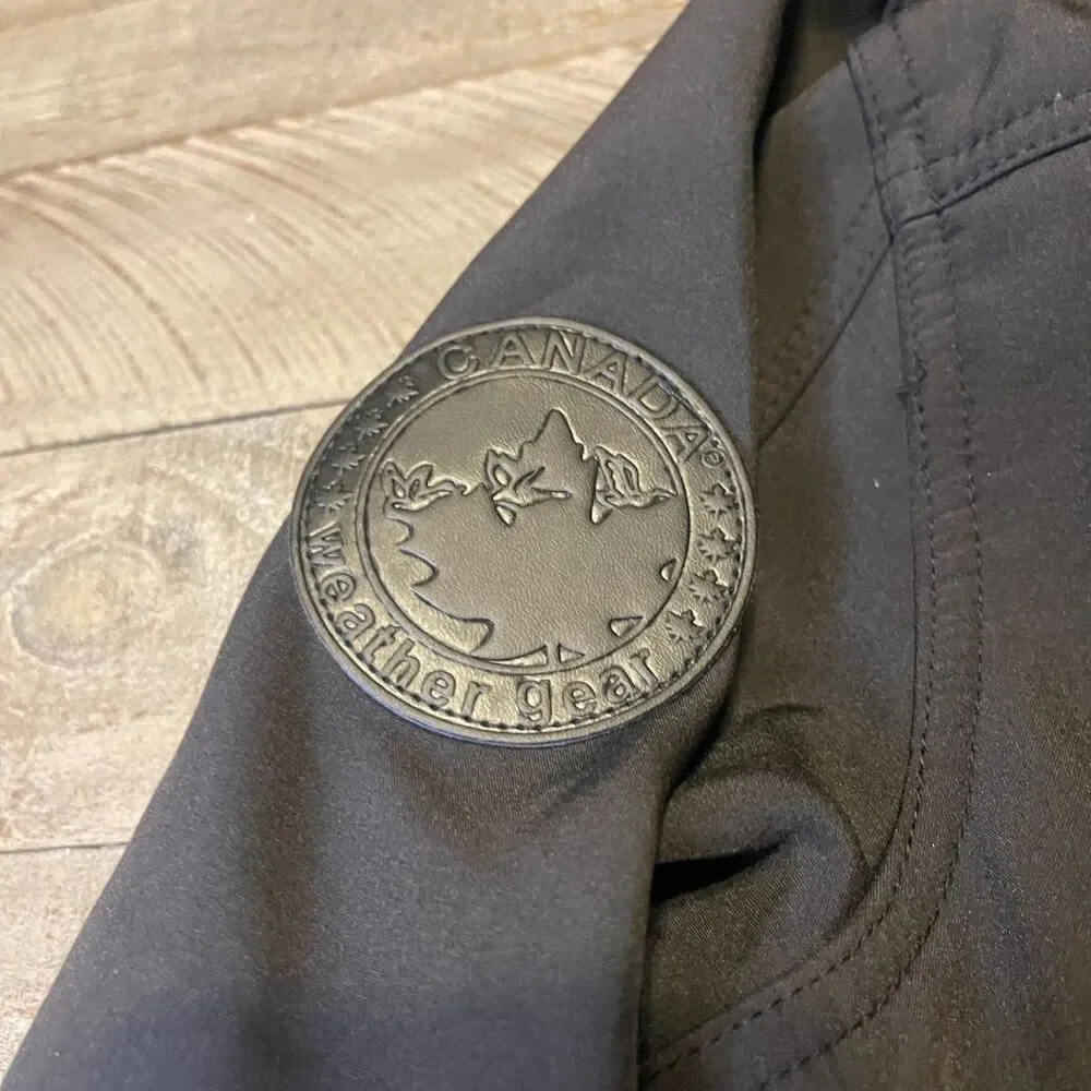 Canada Weathergear Black Fall Coat Jacket NWT Size Medium